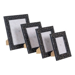 Photo frame Black MDF Wood 13 x 18 cm 21 x 1,5 x 25,5 cm