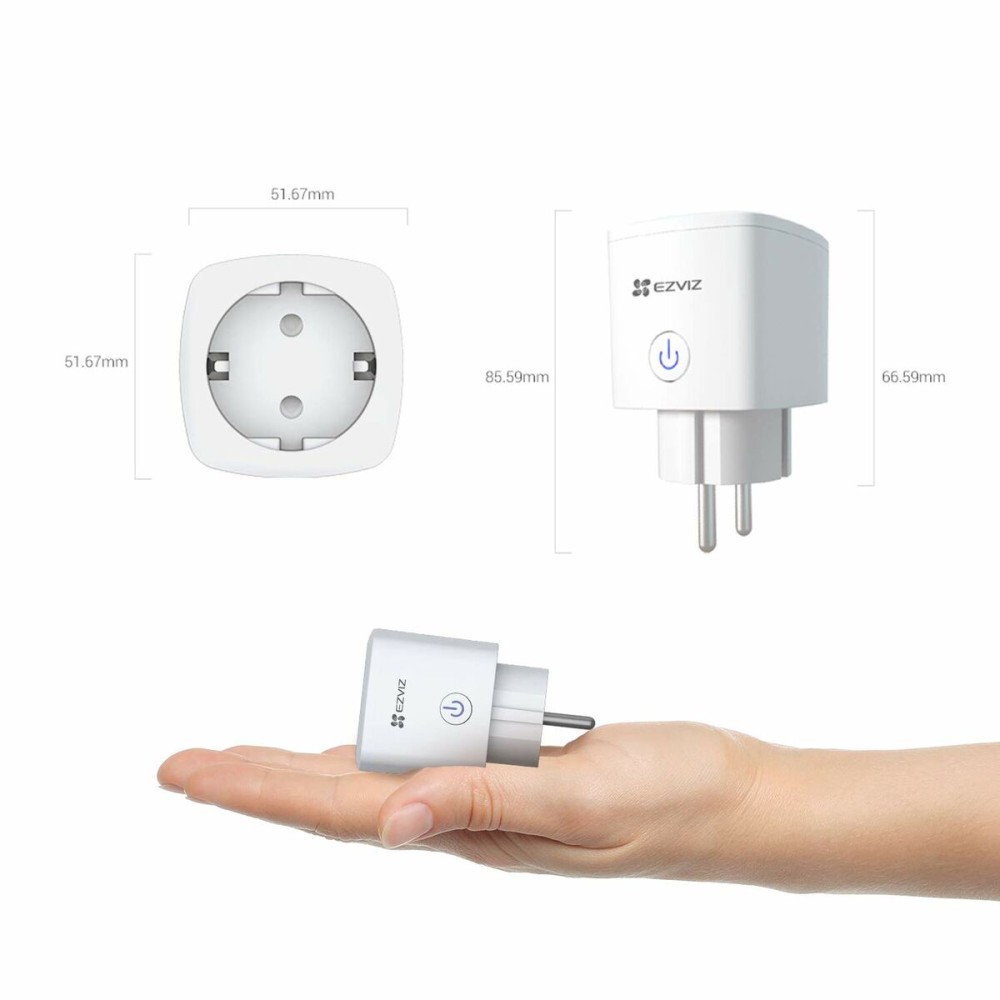 Steckeradapter Ezviz T30 Weiß 2300 W 220-240 V