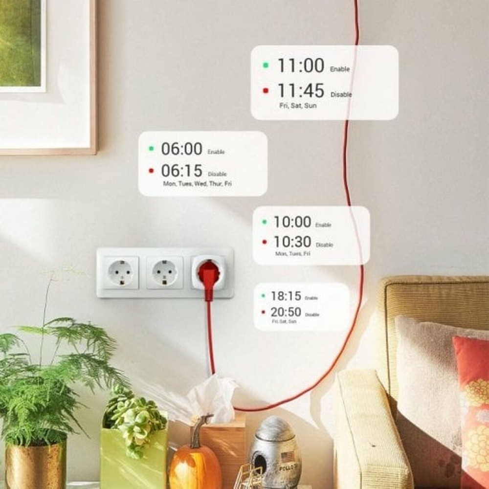 Steckeradapter Ezviz T30 Weiß 2300 W 220-240 V