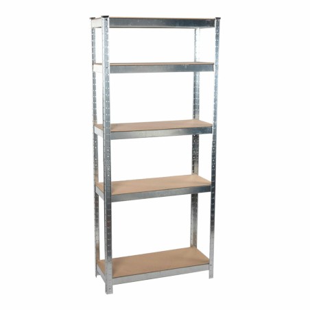 Shelves Kinzo Wood Stainless steel 5 Shelves 750 kg 75 x 30 x 172 cm