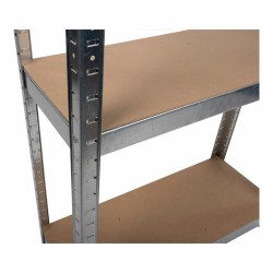 Shelves Kinzo Wood Stainless steel 5 Shelves 750 kg 75 x 30 x 172 cm