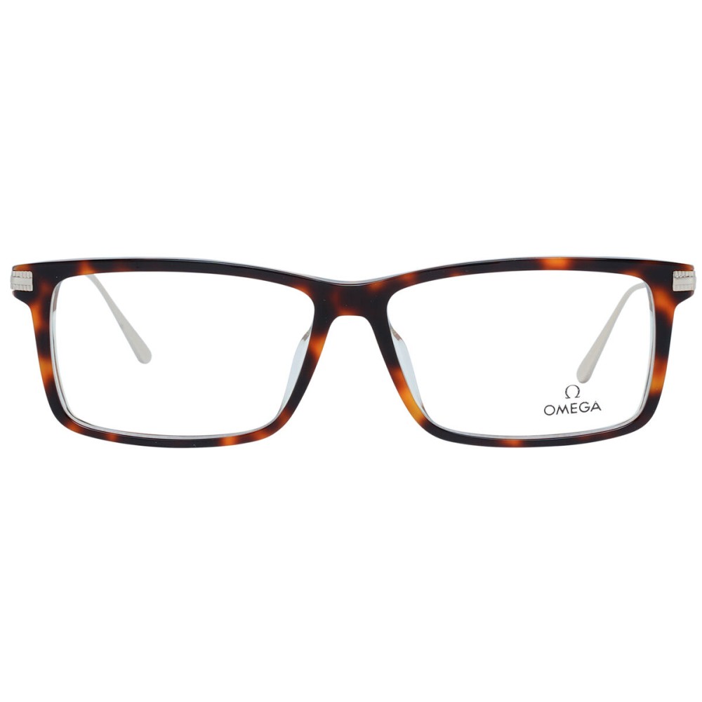 Men' Spectacle frame Omega OM5014-58056 Brown ø 58 mm