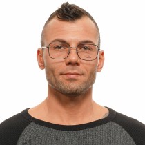 Monture de Lunettes Homme Omega OM5035-D-57008 Gris ø 57 mm