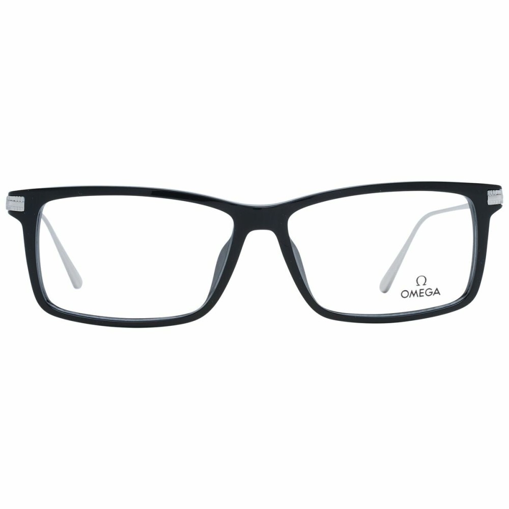 Men' Spectacle frame Omega OM5014-58001 Black ø 58 mm