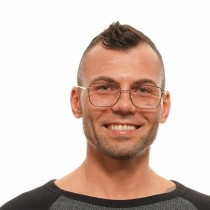 Men' Spectacle frame Omega OM5035-D-57028 Pink ø 57 mm