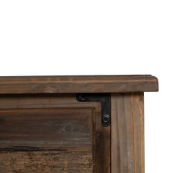 Console Brown Fir wood MDF Wood 184,5 x 50 x 86,8 cm