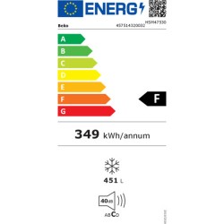 Congélateur BEKO HSM47530