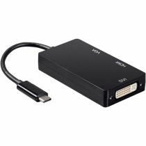 USB-C to VGA/HDMI/DVI Adapter Aisens A109-0343 Black 15 cm