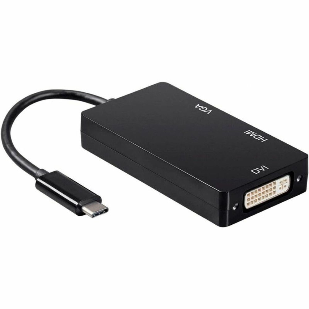 Adaptateur USB-C vers VGA/HDMI/DVI Aisens A109-0343 Noir 15 cm