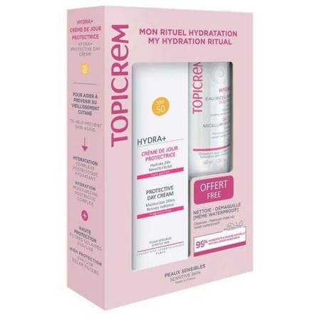 Kosmetik-Set Topicrem Crema Día Protectora Lote 2 Stücke