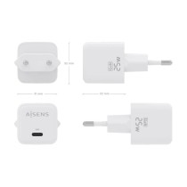Wall Charger Aisens ASCH-25W1P012-W White 25 W (1 Unit)