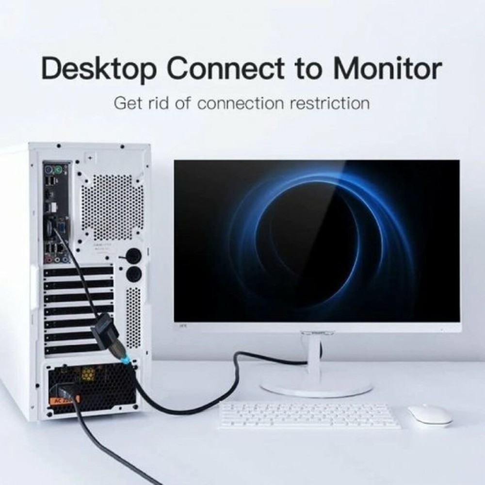 HDMI Kabel Vention ACNBB Schwarz 15 cm