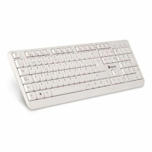 Keyboard NGS NGS-KEYBOARD-0284 White Spanish Qwerty