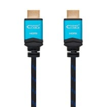 HDMI Cable NANOCABLE 10.15.3701 V2.0 Black/Blue 1 m 4K Ultra HD