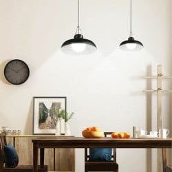 Ceiling Light Lumisky WAREN Black Metal Modern