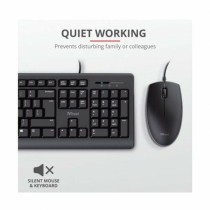 Clavier Trust Trust Noir Espagnol Qwerty