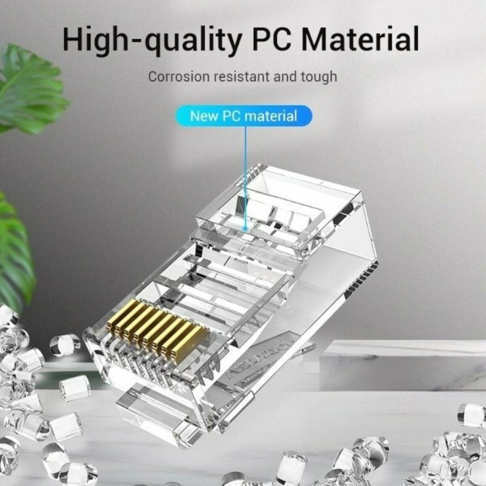 Connecteur RJ45 Vention IDBR0-50 Argenté