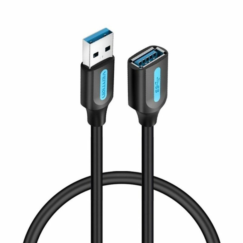 Verlängerungskabel mit USB Vention CBHBI 3 m Schwarz