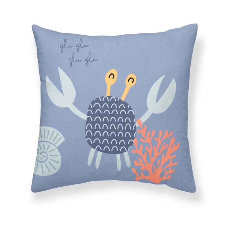 Housse de coussin Kids&Cotton Malu A Bleu 50 x 50 cm