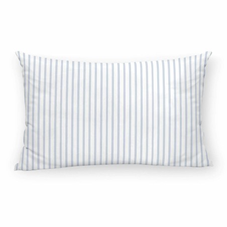 Housse de coussin Decolores Rayas Bleu 30 x 50 cm 100 % coton