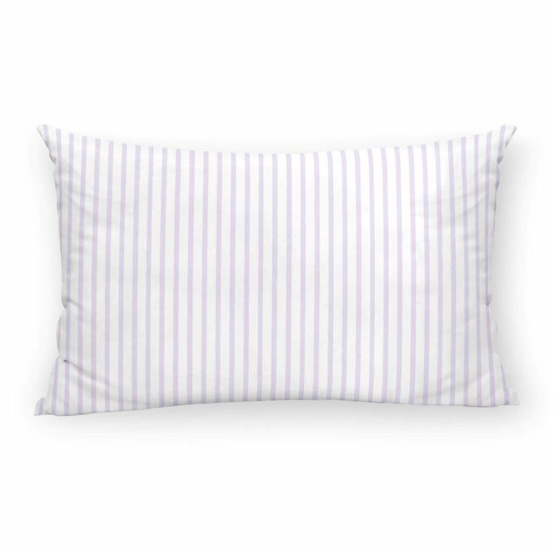 Housse de coussin Decolores Rayas Violet Lavande 30 x 50 cm 100 % coton