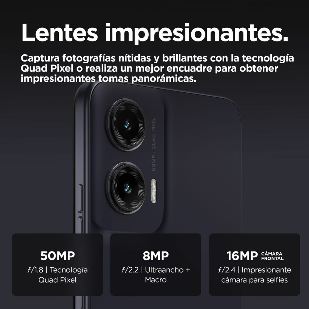 Smartphone Motorola PB3K0023ES 6,72" Unisoc 8 GB RAM 256 GB Schwarz