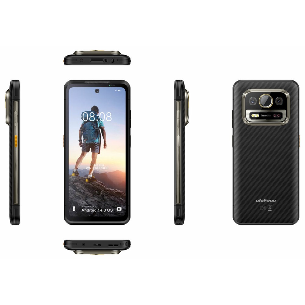 Smartphone Ulefone Armor 25T 8 GB RAM 256 GB Schwarz