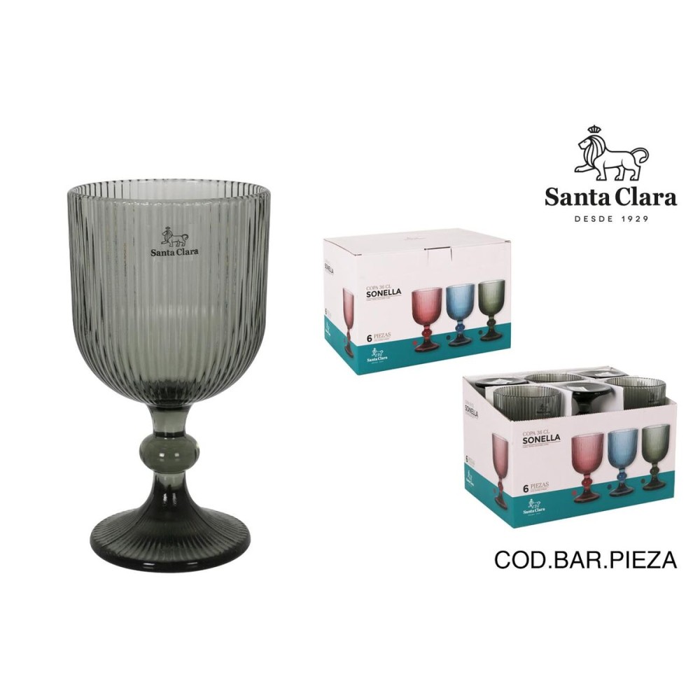 Champagne glass Santa Clara Sonella Green (36 Units)