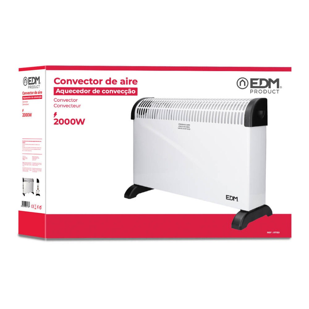 Emetteur Thermique Numérique EDM 07133 07133 Blanc 2000 W