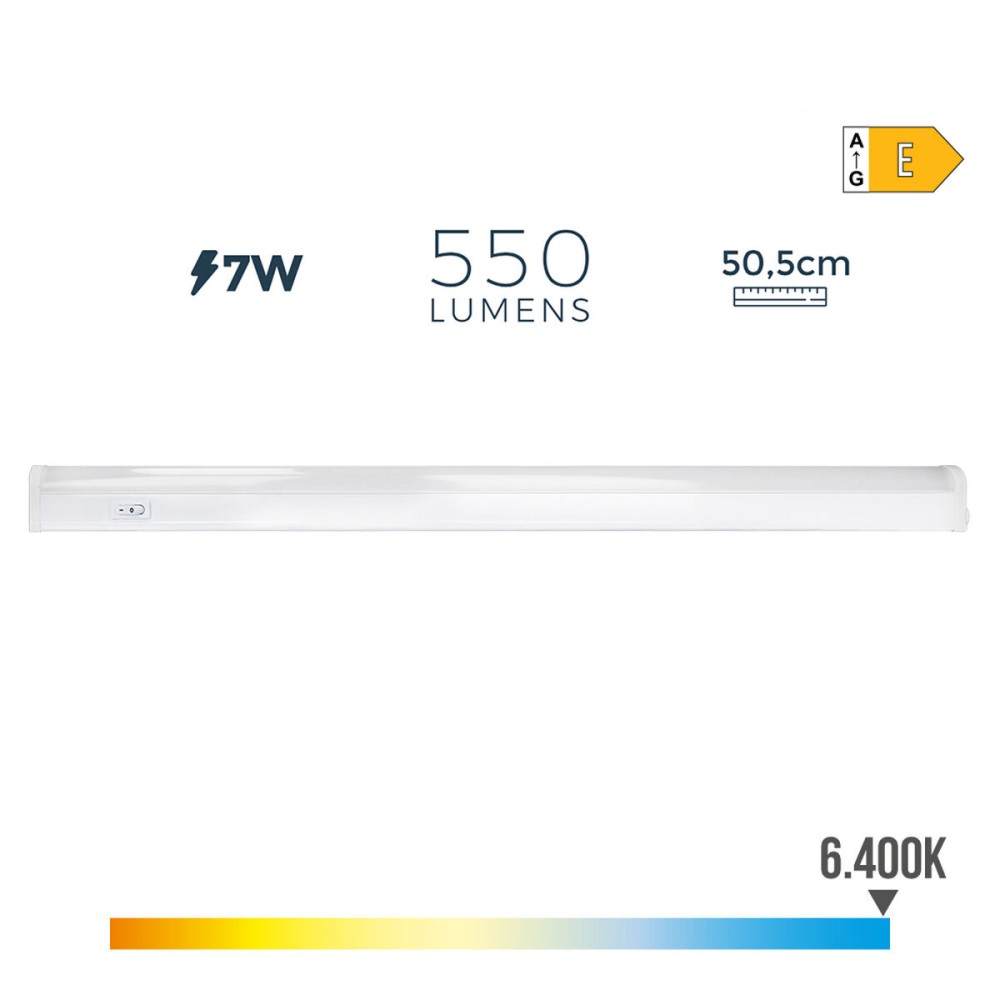 LED Röhre EDM 31685 Weiß A E 7 W 600 lm 3,6 x 50,5 x 3 cm 50,5 x 2,2 x 3,5 cm (6500 K) (6400 K)