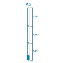 Manche Télescopique EDM 81002 3,6 m