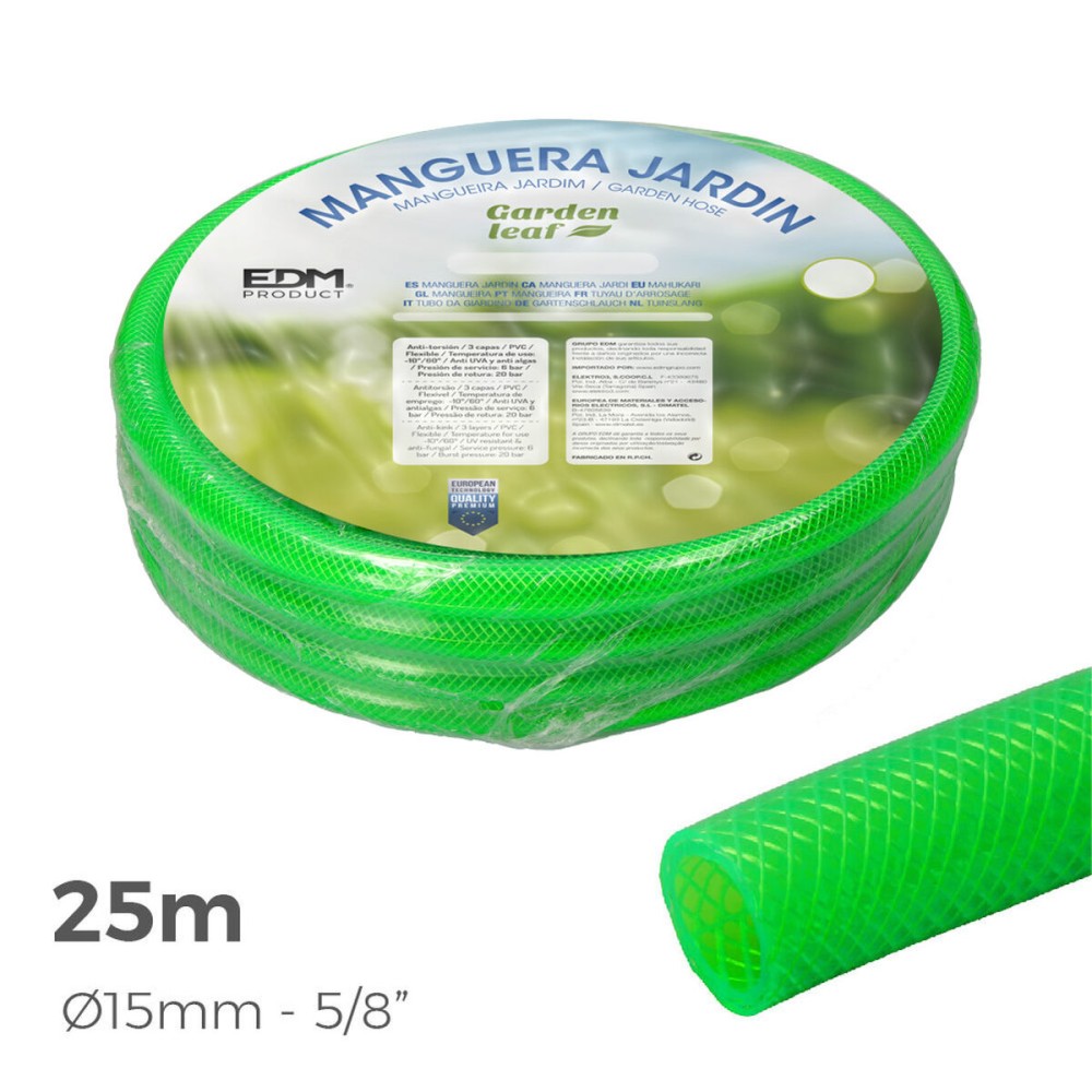 Tuyau d'arrosage EDM 74052 PVC 5/8" (25 m)