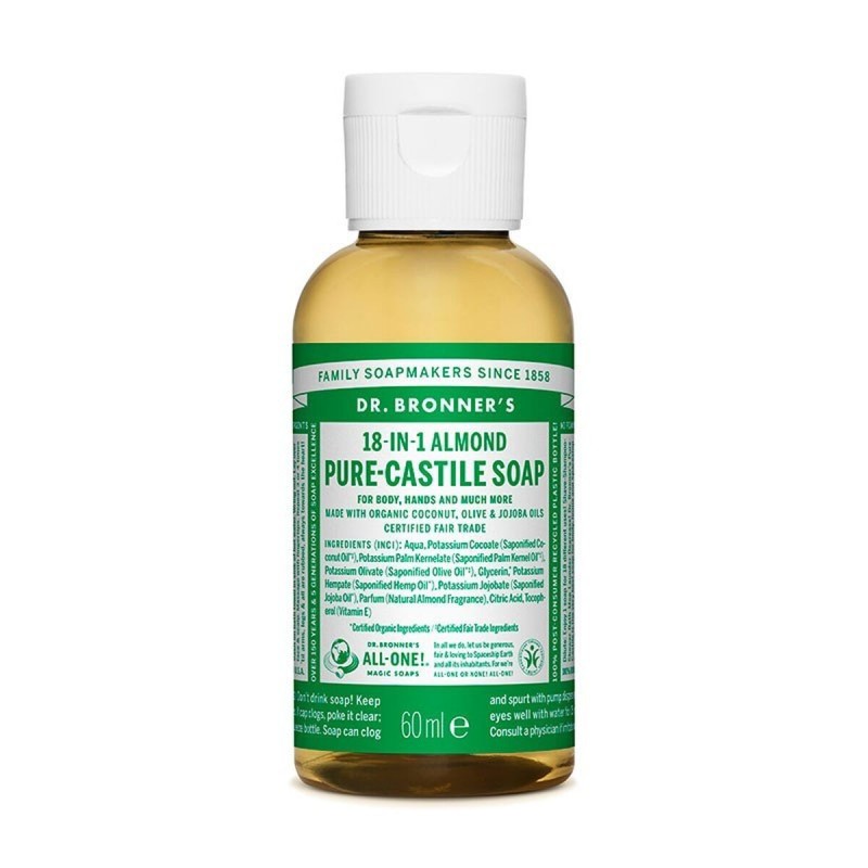 Flüssigseife Dr Bronner's 60 ml Mandeln