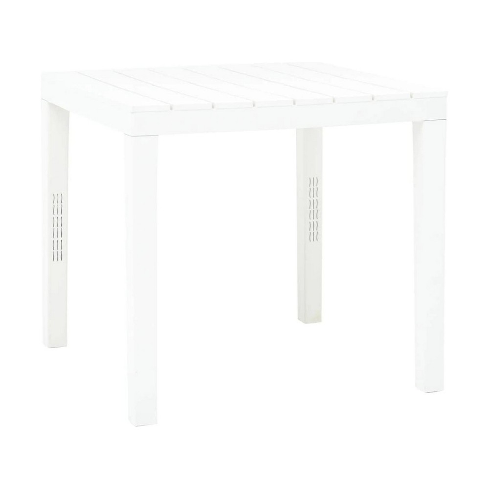Table de Salle à Manger IPAE Progarden Bali Blanc 78 x 78 x 72 cm