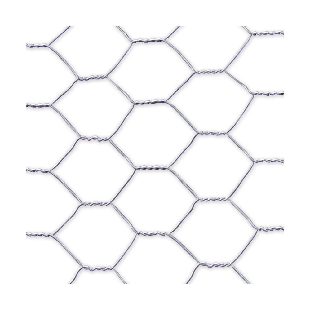Palissade de Jardin Nortene Gris Métal 0.5 x 10 m (6 Pièces)