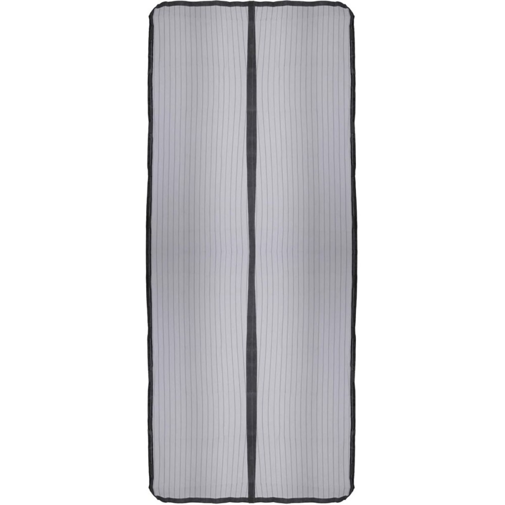 Moskitonetz Progarden Plattenspeicher 2 Stücke Türen Fiberglas Schwarz (50 x 220 cm)