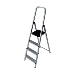 Échelle pliante à 4 marches EDM Aluminium (43 x 10,5 x 149 cm)