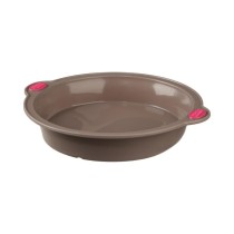 Silicone Mould with Handle Secret de Gourmet Brown Silicone 24 cm
