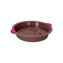 Silicone Mould with Handle Secret de Gourmet Brown Silicone 24 cm