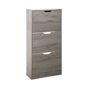 Schuhschrank 5five Simply Smart Hellgrau Holz 115 x 60 x 24 cm