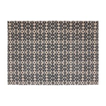 Tapis Atmosphera Noir Beige Coton Multicouleur 60 x 90 cm