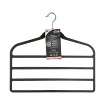 Mehrfachbügel für Hosen 5five Simply Smart Schwarz Nylon ABS 44,8 x 41,5 cm Hosen