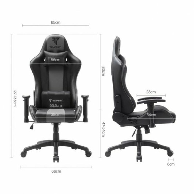 Gaming Chair Tempest Vanquish Grey