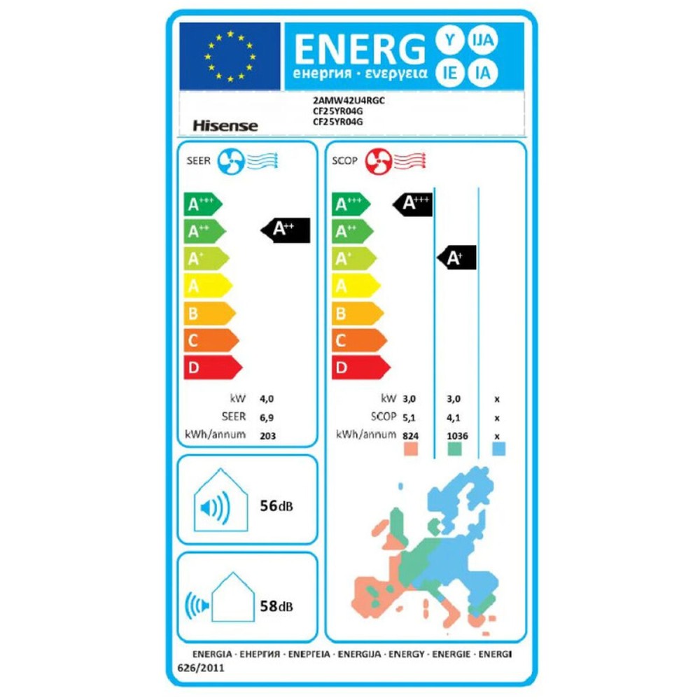 Klimaanlage Hisense 2AMW42CF99