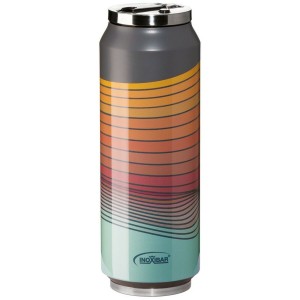 Reise-Thermoskanne Inoxibar 61267 RED WAVES Rot 700 ml