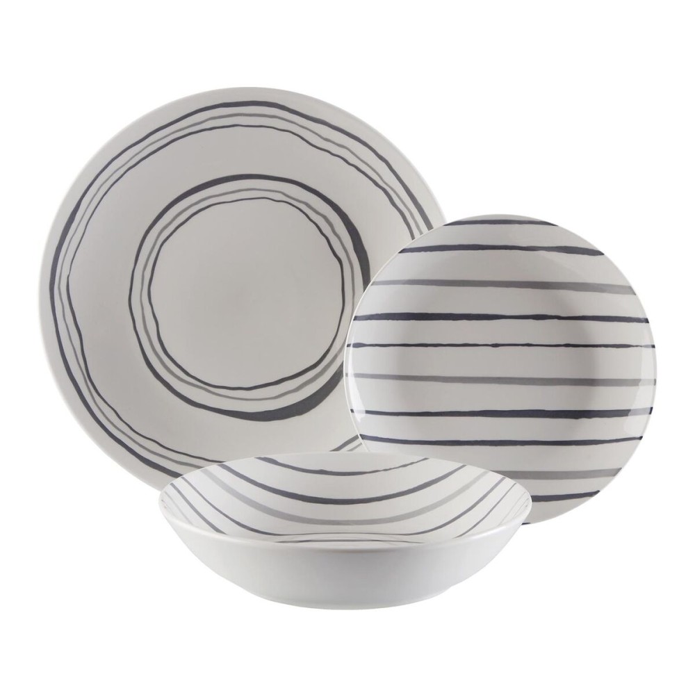 Tableware Versa Grey Porcelain