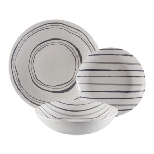 Tableware Versa Grey Porcelain