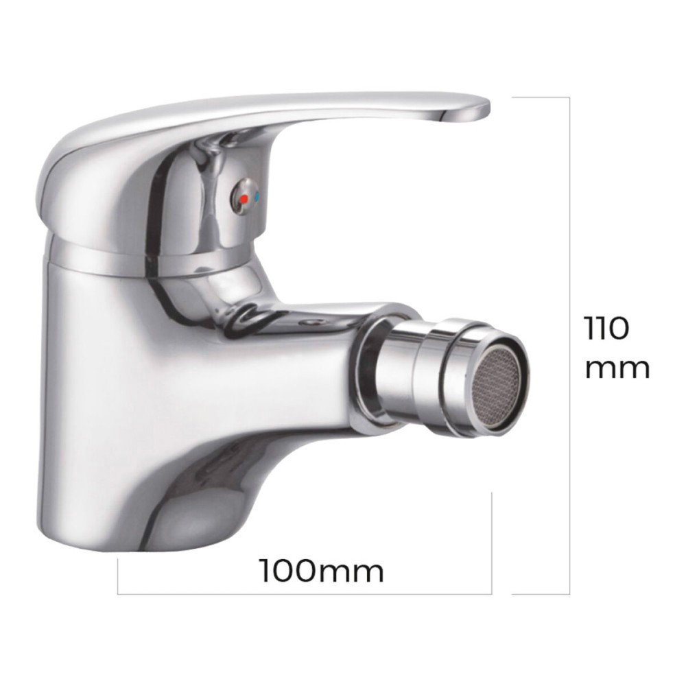 Mixer Tap EDM 01161 Stainless steel Brass