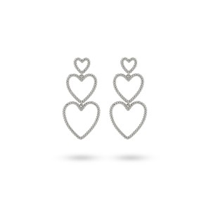 Ladies' Earrings 24KAE 42442S Silver