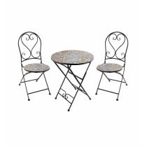 Garden chair Praha Black Exterior Iron (39 x 47 x 94 cm)